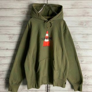 シュプリーム(Supreme)の【希少色】Supreme ビッグロゴ肉厚パーカー 入手困難 美品 Мサイズ(パーカー)