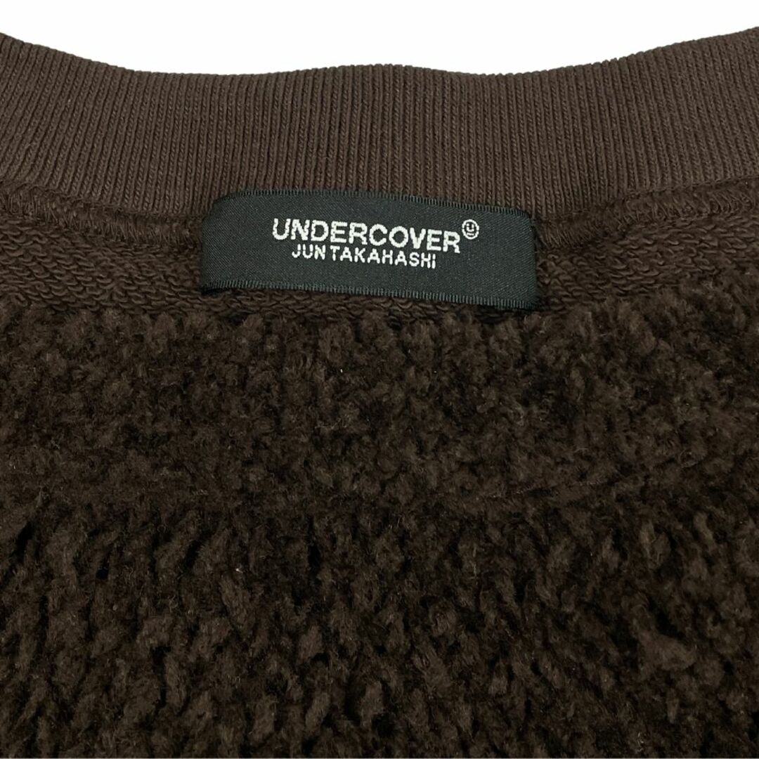 UNDERCOVER(アンダーカバー)のUNDERCOVER アンダーカバー 23AW 品番UC2C4912 ナイロンウール プルオーバー クラッシュニット ブラウン サイズ 2 正規品 / 33929 メンズのトップス(ニット/セーター)の商品写真