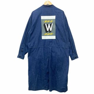 ダブルタップス(W)taps)のWTAPS ダブルタップス 18AW DOC SHIRT COTTON DENIM デニムロングシャツジャケット 長袖 ネイビー サイズ3 正規品 / 33932(シャツ)