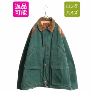 Ralph Lauren - 90s USA製 ★ ポロ ラルフローレン スポーツマン ハンティング ジャケット メンズ XL 古着 90年代 オールド SPORTSMAN コットン ダック 緑