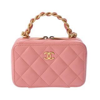 シャネル(CHANEL)のシャネル  ミニチェーンバニティ ショルダーバッグ ピンク(ショルダーバッグ)