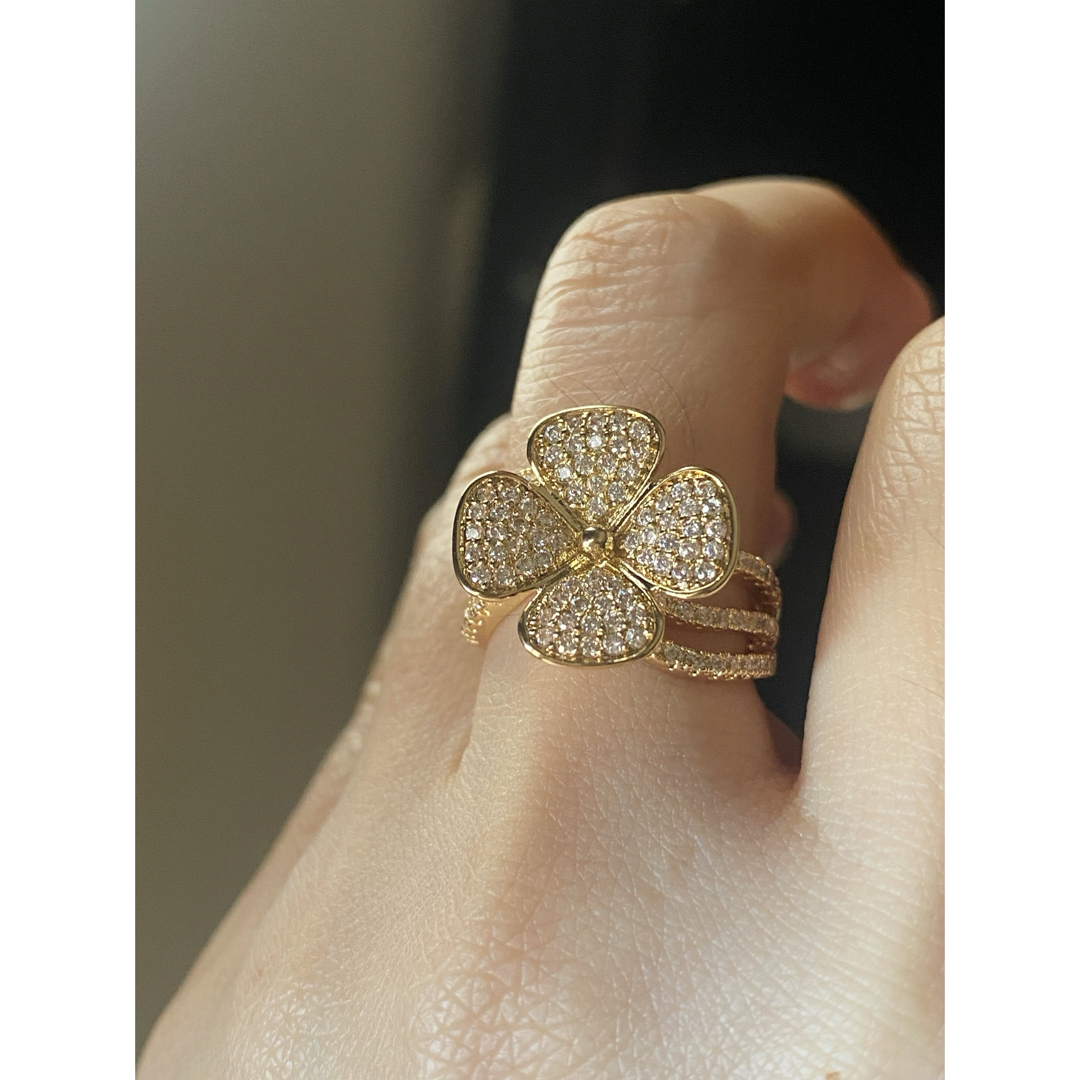 ELEGANT FLOWER RING  レディースのアクセサリー(リング(指輪))の商品写真