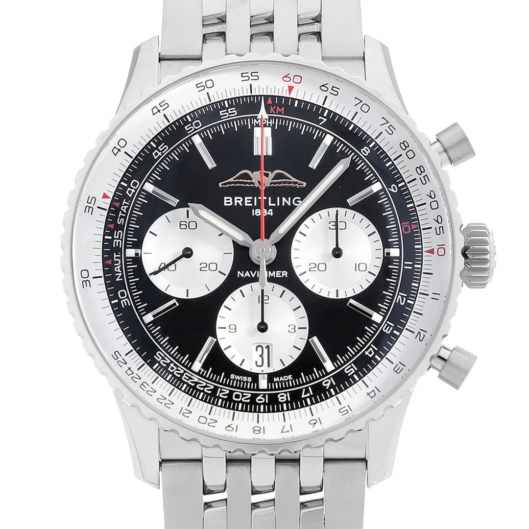 BREITLING(ブライトリング)のブライトリング ナビタイマーB01 クロノグラフ 41 AB0138211B1A1(AB0138) メンズ 中古 腕時計 メンズの時計(腕時計(アナログ))の商品写真