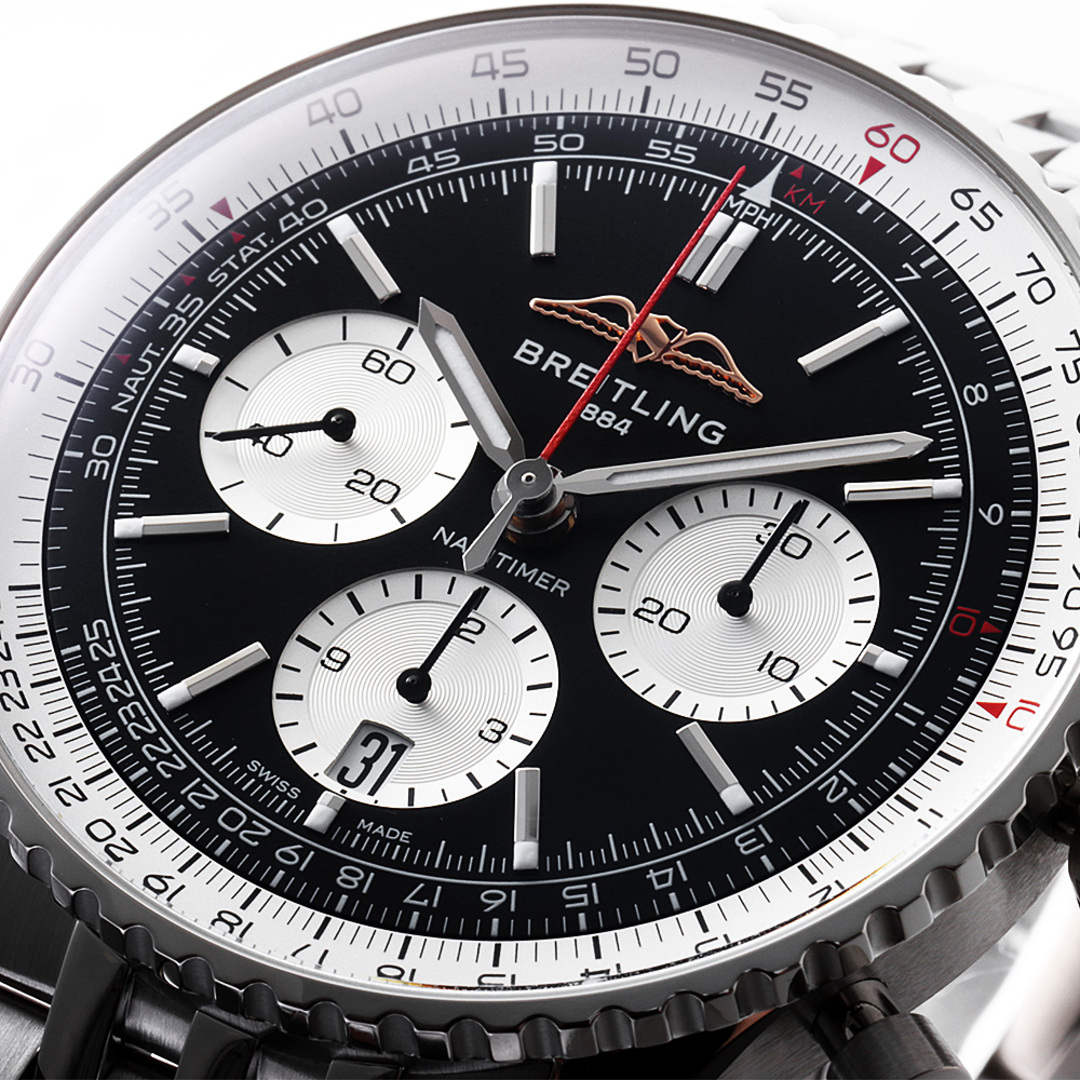 BREITLING(ブライトリング)のブライトリング ナビタイマーB01 クロノグラフ 41 AB0138211B1A1(AB0138) メンズ 中古 腕時計 メンズの時計(腕時計(アナログ))の商品写真