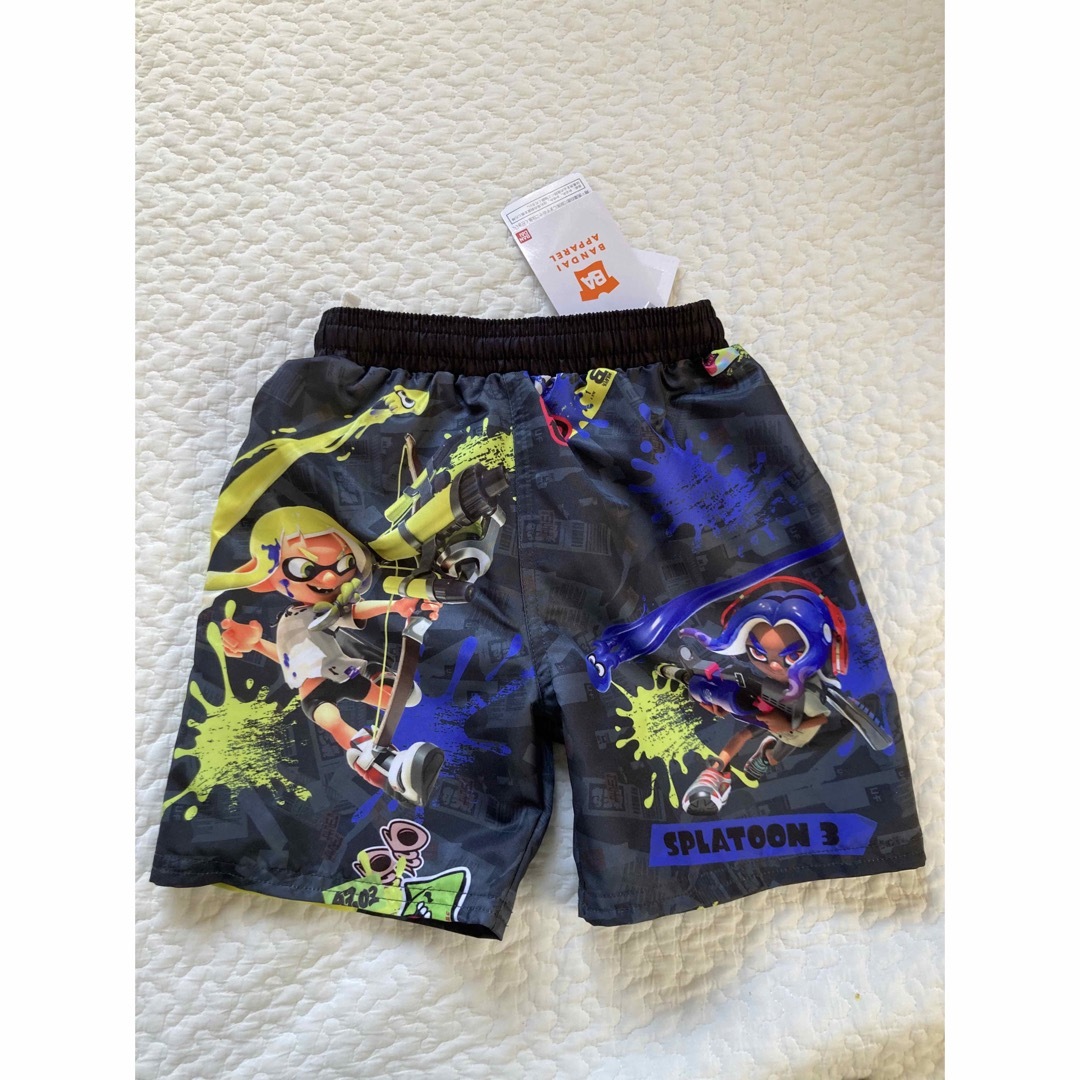 BANDAI(バンダイ)のスプラトゥーン3 水着 新品 110 キッズ/ベビー/マタニティのキッズ服男の子用(90cm~)(水着)の商品写真