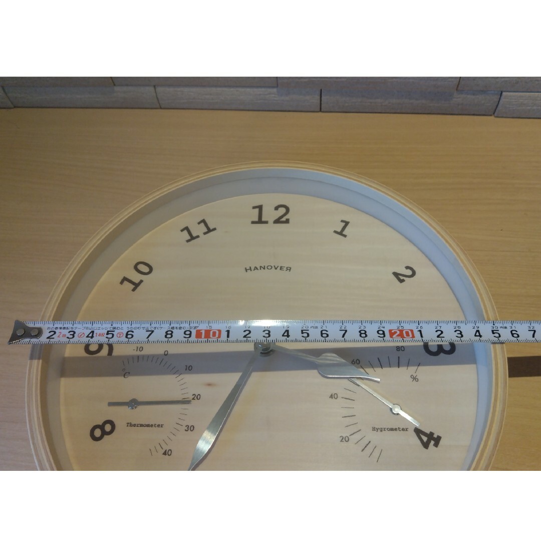 壁掛け時計　日本製 インテリア/住まい/日用品のインテリア小物(掛時計/柱時計)の商品写真
