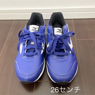 ミズノ(MIZUNO)のミズノ　運動靴　外履き　青　26センチ(シューズ)