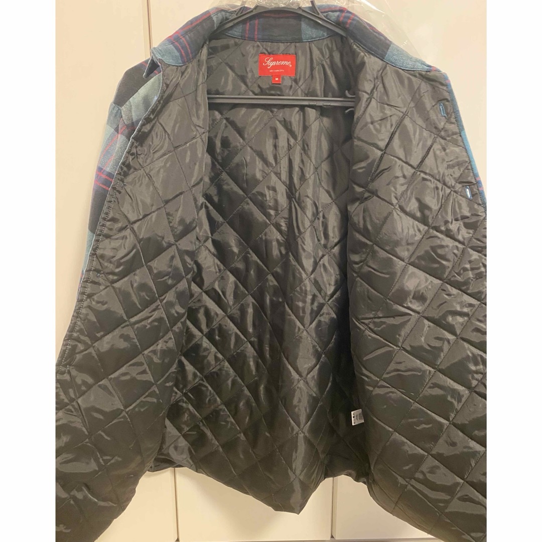 Supreme(シュプリーム)のSupreme Quilted Flannel Shirt  Mサイズ　中古 メンズのトップス(シャツ)の商品写真