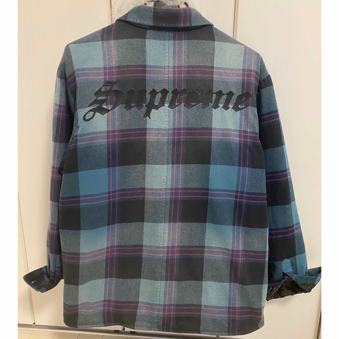 Supreme(シュプリーム)のSupreme Quilted Flannel Shirt  Mサイズ　中古 メンズのトップス(シャツ)の商品写真