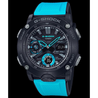 ジーショック(G-SHOCK)の【美品】G-SHOCK カーボンコアガード構造 GA-2000-1A2DR(腕時計(アナログ))