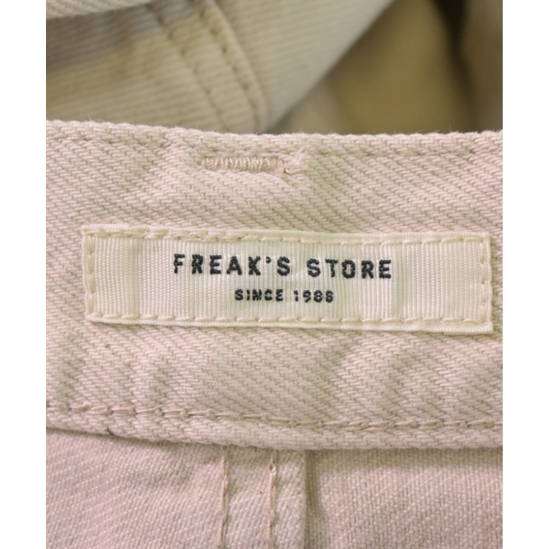 FREAK'S STORE(フリークスストア)のFREAK'S STORE フリークスストア デニムパンツ XS ベージュ 【古着】【中古】 レディースのパンツ(デニム/ジーンズ)の商品写真