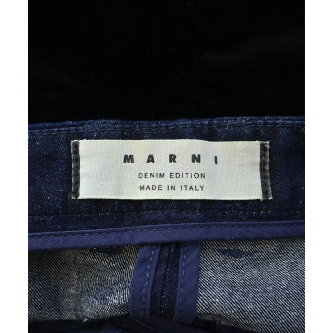 Marni(マルニ)のMARNI マルニ クロップドパンツ 26(M位) インディゴ(デニム) 【古着】【中古】 レディースのパンツ(クロップドパンツ)の商品写真