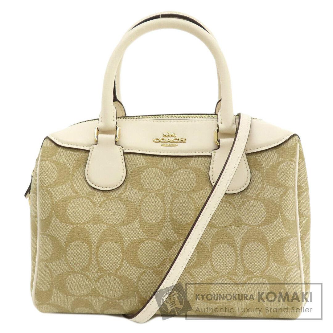 COACH(コーチ)のCOACH F32203 ミニボストン シグネチャー 2WAY ボストンバッグ キャンバス レディース レディースのバッグ(ボストンバッグ)の商品写真