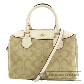 コーチ(COACH)のCOACH F32203 ミニボストン シグネチャー 2WAY ボストンバッグ キャンバス レディース(ボストンバッグ)