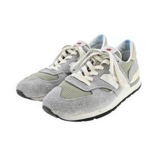 ニューバランス(New Balance)のNew Balance スニーカー 28.5cm グレーxベージュ 【古着】【中古】(スニーカー)