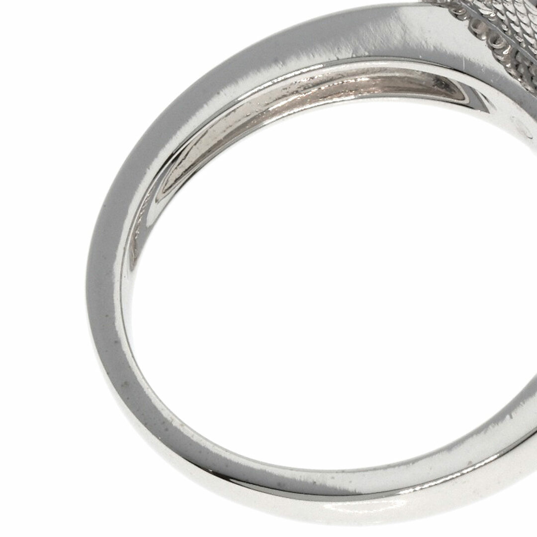 Van Cleef & Arpels(ヴァンクリーフアンドアーペル)のVan Cleef & Arpels ヴィンテージ アルハンブラ マザーオブパール  ダイヤモンド#53 リング・指輪 K18WG レディース レディースのアクセサリー(リング(指輪))の商品写真