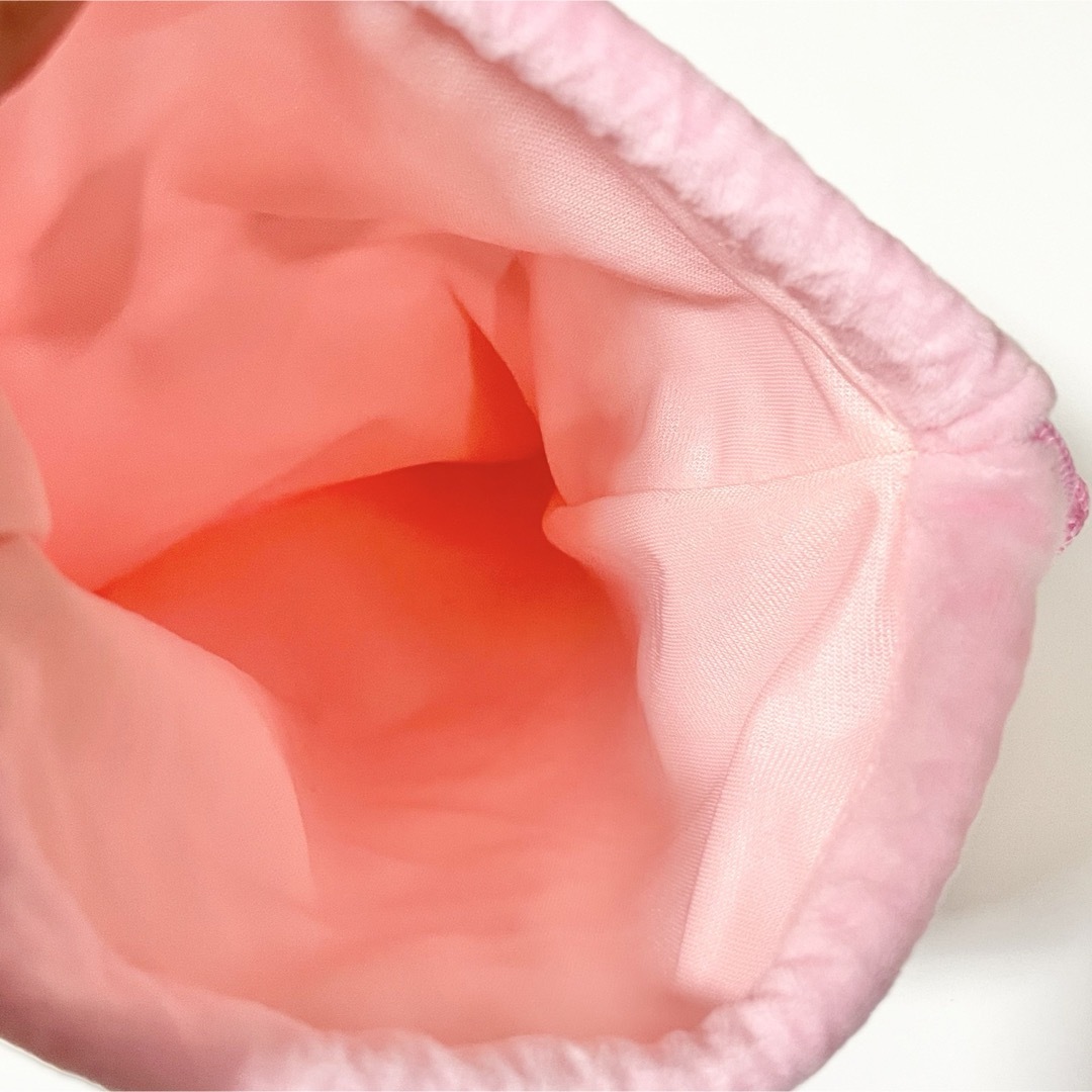 星のカービィ カービィ 巾着袋 巾着 ふわふわ もこもこ ピンク 人気 0401 エンタメ/ホビーのおもちゃ/ぬいぐるみ(キャラクターグッズ)の商品写真