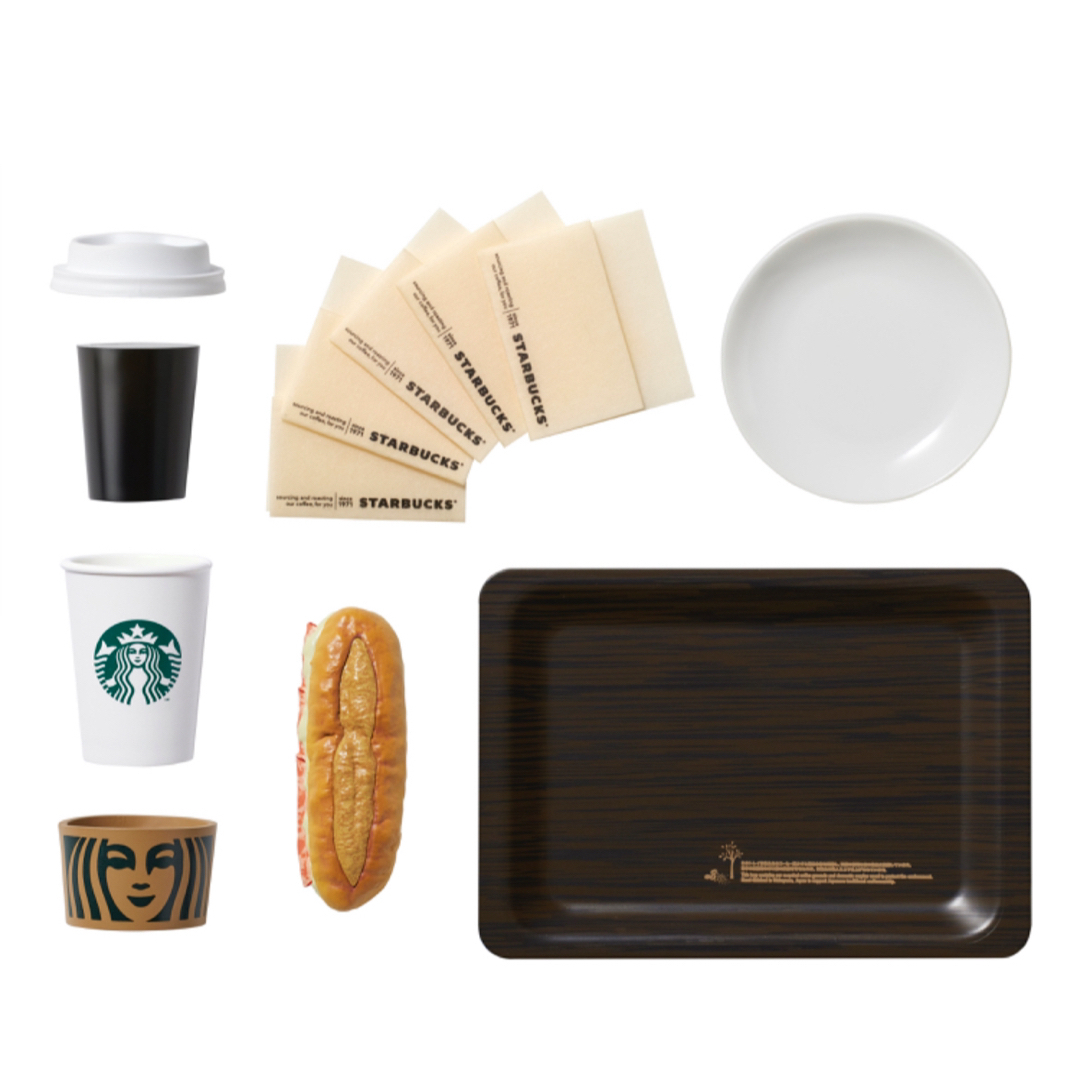 Starbucks(スターバックス)のスターバックス　ミニチュアコレクション For Here　Starbucks エンタメ/ホビーのコレクション(ノベルティグッズ)の商品写真