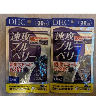 2袋 DHC 速攻ブルーベリー 30日  サプリメント(その他)