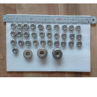 SUSナット59個　SUS　12mm　ナット59個　ワッシャー各サイズ(その他)