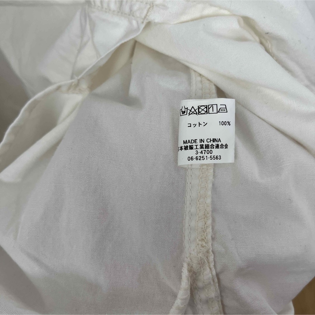 コットン100% シャツ　シャツワンピース レディースのワンピース(ひざ丈ワンピース)の商品写真