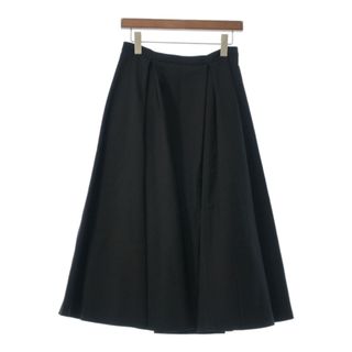 ジルサンダー(Jil Sander)のJIL SANDER ロング・マキシ丈スカート 34(XXS位) 黒 【古着】【中古】(ロングスカート)