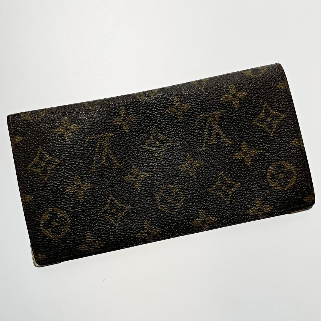 LOUIS VUITTON(ルイヴィトン)の☆☆LOUIS VUITTON ルイヴィトン モノグラム ポルトシェキエ・ダブル M62223 ブラウン 長財布 ユニセックス ゴールド金具 ハンドメイドのファッション小物(財布)の商品写真