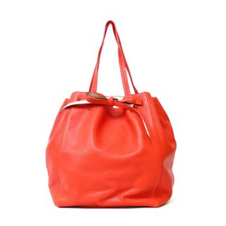 セリーヌ(celine)のセリーヌ カバ ファントム ショルダーバッグ レザー レッド レディース CELINE  中古(ショルダーバッグ)