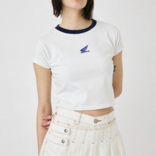 マウジー(moussy)のmoussy HONDA CROPPED Tシャツ(Tシャツ(半袖/袖なし))