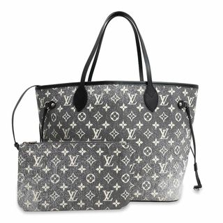 ルイヴィトン(LOUIS VUITTON)のルイ ヴィトン クルーズライン ネヴァーフル MM トートバッグ モノグラムジャガードデニム グリノワール ブラック グレー 黒 シルバー金具 M21465 LOUIS VUITTON（新品・未使用品）(トートバッグ)