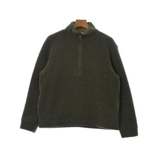 A.P.C. アーペーセー スウェット XS カーキ 【古着】【中古】(スウェット)