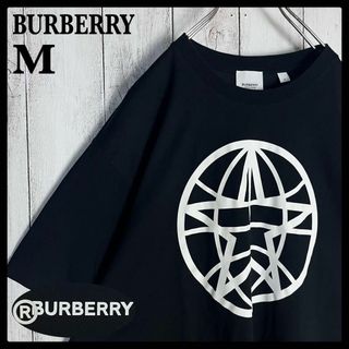 バーバリー(BURBERRY)の【定番ブラック】バーバリー☆ビッグロゴ入りTシャツ スター 星 入手困難(Tシャツ/カットソー(半袖/袖なし))