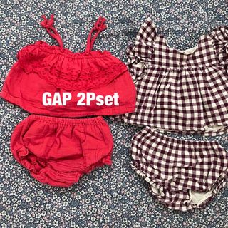 ベビーギャップ(babyGAP)の【babyGap】80cm夏服4枚セット(タンクトップ/キャミソール)