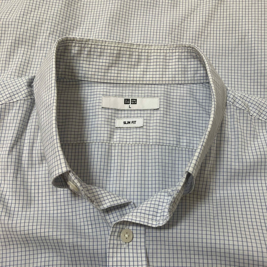 UNIQLO(ユニクロ)のユニクロ　メンズ長袖ワイシャツ　スリムフィット メンズのトップス(シャツ)の商品写真