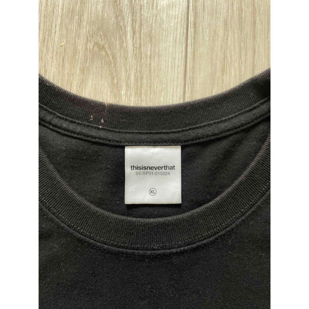 thisisneverthat(ディスイズネバーザット)の【thisisneverthat】tシャツ　ブラック　ディスイズネバーザット　 メンズのトップス(Tシャツ/カットソー(半袖/袖なし))の商品写真