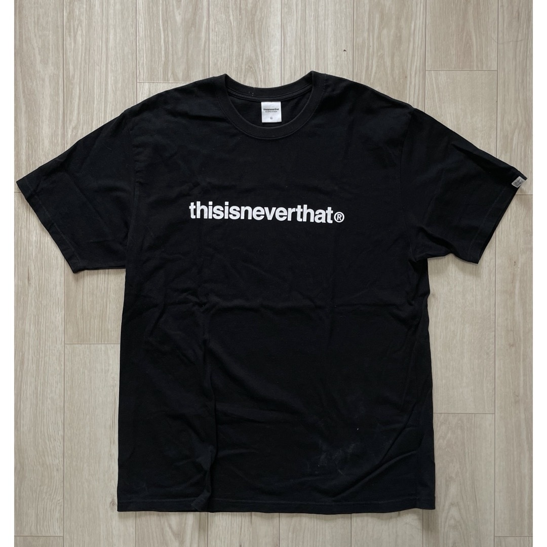 thisisneverthat(ディスイズネバーザット)の【thisisneverthat】tシャツ　ブラック　ディスイズネバーザット　 メンズのトップス(Tシャツ/カットソー(半袖/袖なし))の商品写真