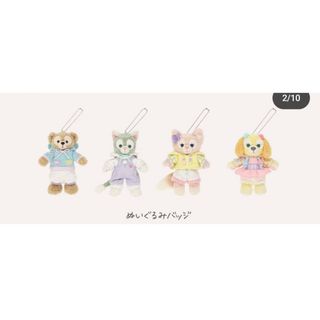 ダッフィー(ダッフィー)のカムファインドスプリングぬいぐるみバッジセット　ダッフィー(キャラクターグッズ)