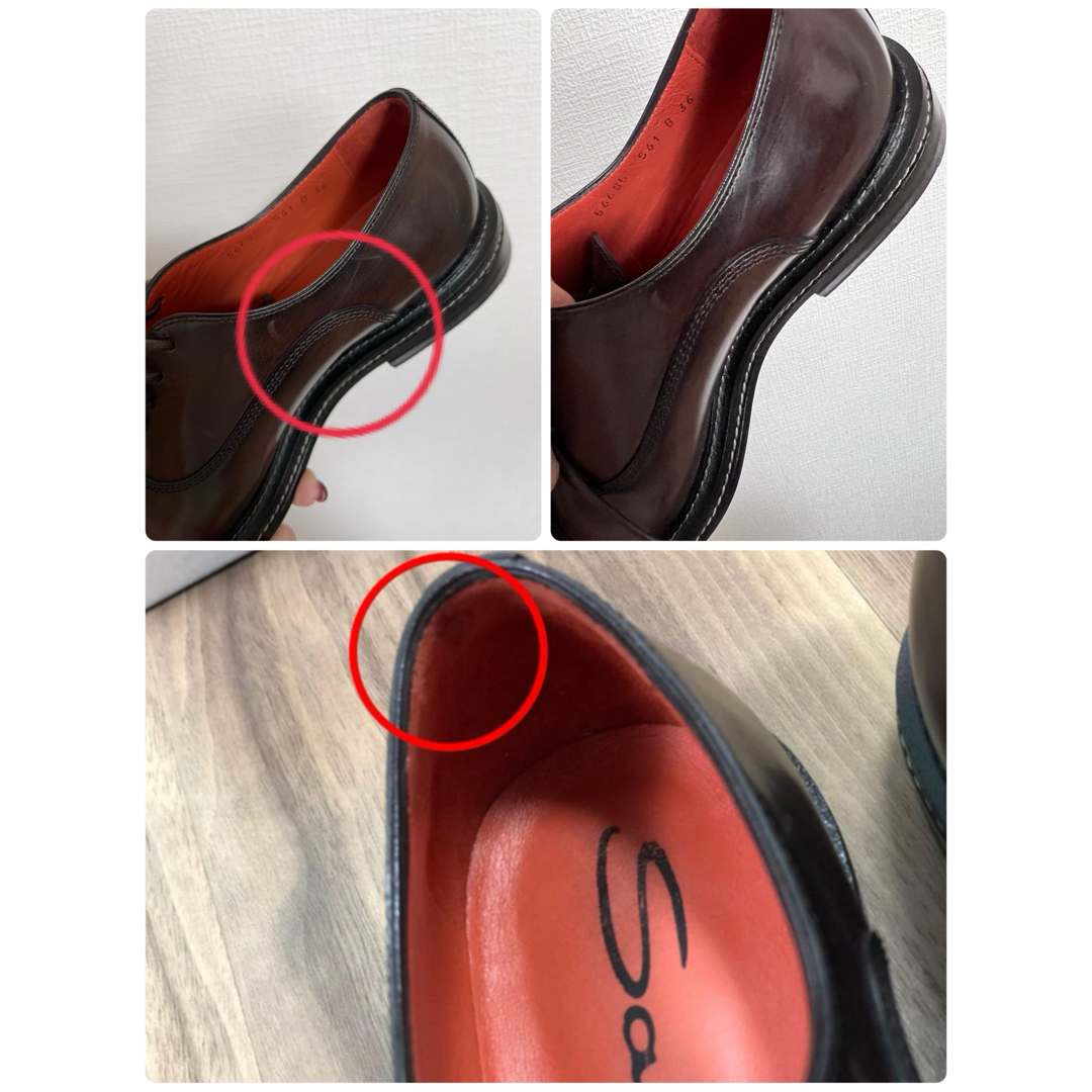 Santoni(サントーニ)のレディース　サントーニ　革靴　23〜23.5cm santoni レディースの靴/シューズ(ローファー/革靴)の商品写真