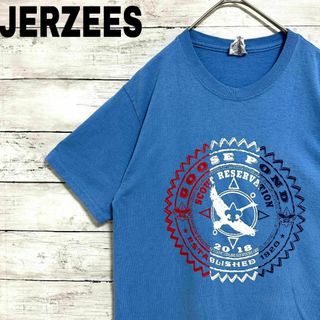 ジャージーズ(JERZEES)の41pUS古着 JERZEES 半袖Tシャツ スカウトキャンプ ビッグプリント(Tシャツ/カットソー(半袖/袖なし))