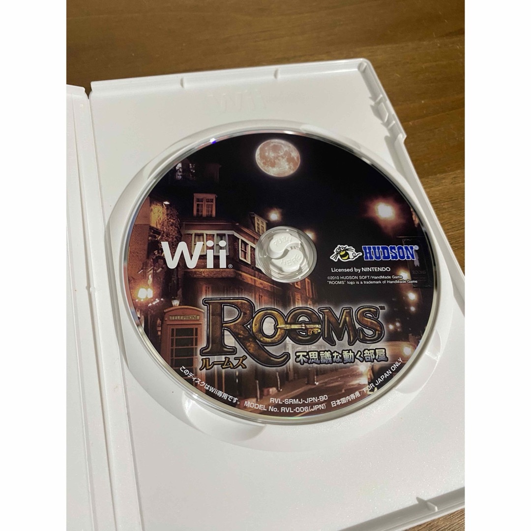 Wii(ウィー)のRooms 不思議な動く部屋　ルームズ　Wii エンタメ/ホビーのゲームソフト/ゲーム機本体(家庭用ゲームソフト)の商品写真