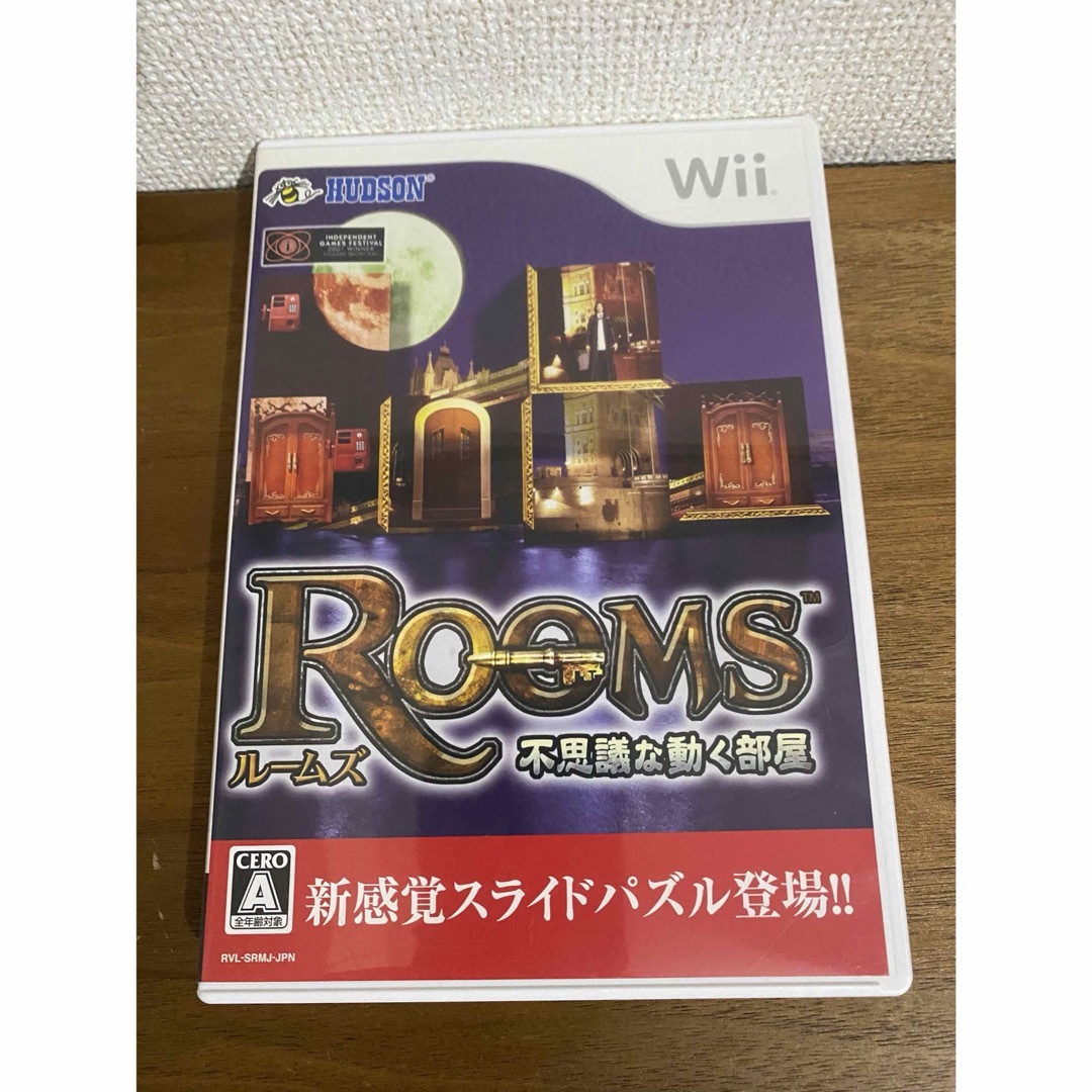 Wii(ウィー)のRooms 不思議な動く部屋　ルームズ　Wii エンタメ/ホビーのゲームソフト/ゲーム機本体(家庭用ゲームソフト)の商品写真