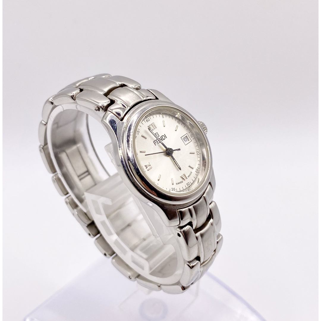 FENDI(フェンディ)のFENDI フェンディ 019-761 210L QZ シルバー文字盤 デイト レディースのファッション小物(腕時計)の商品写真