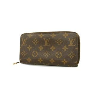 ルイヴィトン(LOUIS VUITTON)の【4ge5496】ルイヴィトン 長財布/モノグラム/ジッピーウォレット/M60017/ブラウン【中古】メンズ/レディース/ユニセックス(財布)