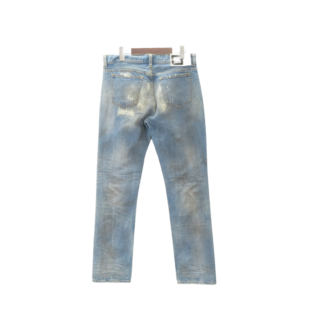 SWAGGER(スワッガー)のSWAGGER 00s SLIM CRUSH DENIM PANTS メンズのパンツ(デニム/ジーンズ)の商品写真