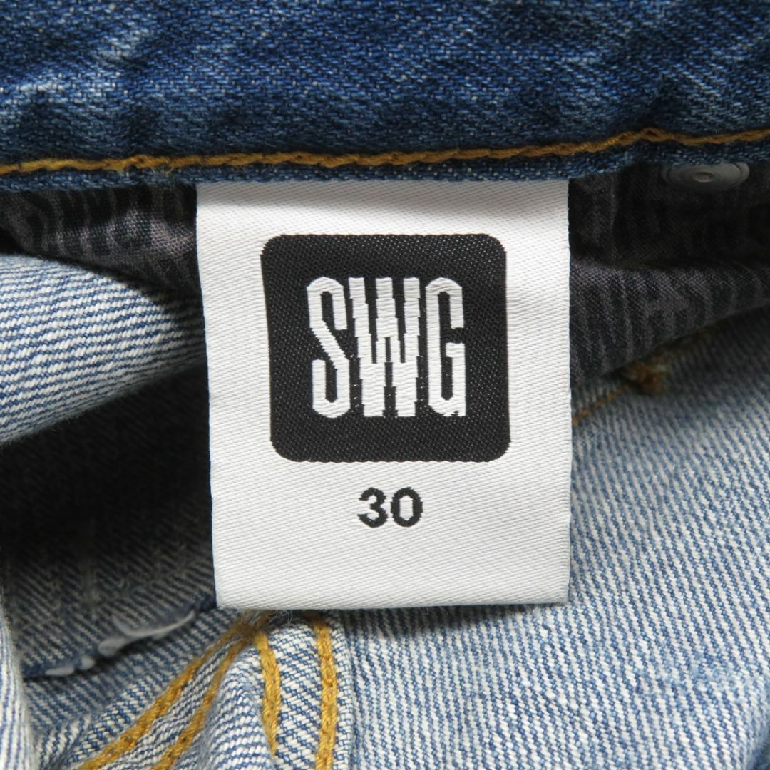 SWAGGER(スワッガー)のSWAGGER 00s SLIM CRUSH DENIM PANTS メンズのパンツ(デニム/ジーンズ)の商品写真