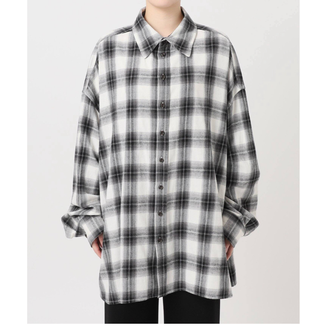 AP STUDIO(エーピーストゥディオ)のPROVOKE Oversized Check Shirts 36 レディースのトップス(シャツ/ブラウス(長袖/七分))の商品写真