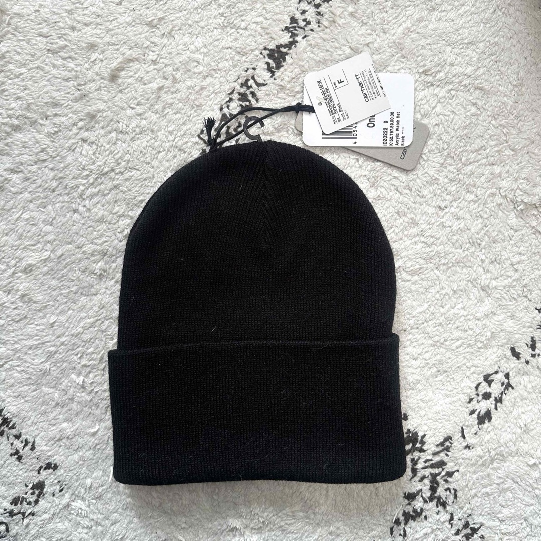 carhartt(カーハート)のCarhartt ACRYLIC WATCH HAT - Black メンズの帽子(ニット帽/ビーニー)の商品写真