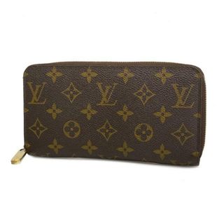 ルイヴィトン(LOUIS VUITTON)の【4ge5580】ルイヴィトン 長財布/モノグラム/ジッピーウォレット/M60017/ブラウン【中古】メンズ/レディース/ユニセックス(財布)