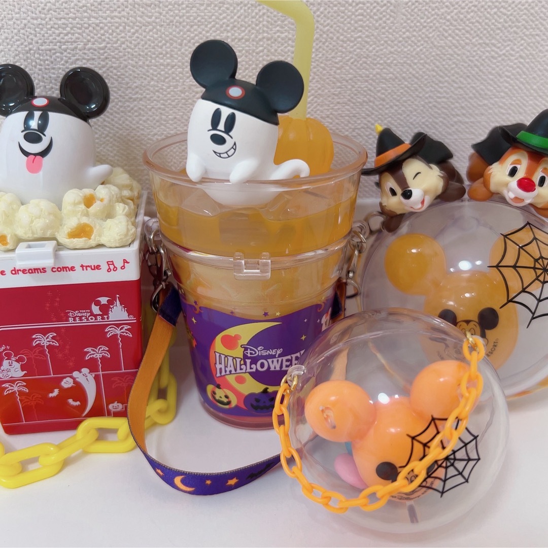 Disney(ディズニー)のディズニー ハロウィン🎃セット エンタメ/ホビーのおもちゃ/ぬいぐるみ(キャラクターグッズ)の商品写真