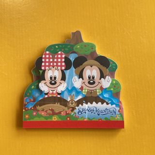 ディズニー(Disney)のスプラッシュ　マウンテン　メモ帳(ノート/メモ帳/ふせん)